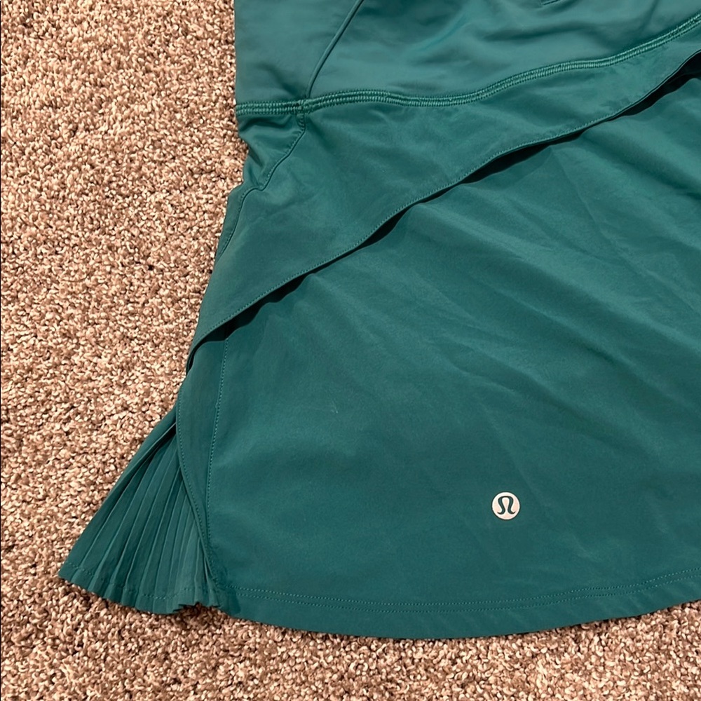 Lululemon play off the pleats skort Teal - Picture 2 of 7